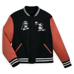 Disney Store Mickey and Minnie Varsity Jacket For Adults